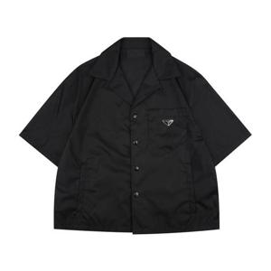 프라다 SC449 1WQ8 F0002 25FW 리나일론 반팔 셔츠