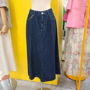 르피타 DP01 데님A라인 스커트 L255BSK901