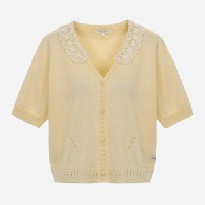 [써스데이아일랜드][여성]레이스 카라넥 가디건(T256MCD133W)