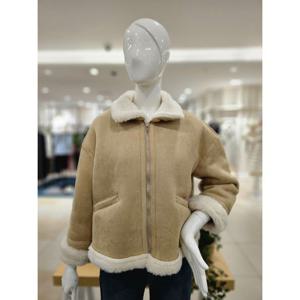 [포커스]MARIO포커스 사선포켓 무스탕 자켓 FW3K7JK0354