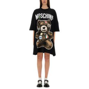 모스키노 반팔 티셔츠 04400442 1555 BLACK