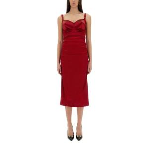 돌체앤가바나 미디 원피스 F6TNRT FURADR0046 Red