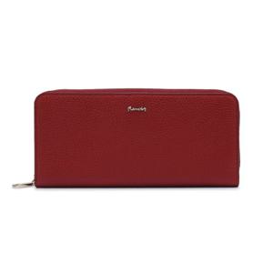 금강 르느와르 여성 소가죽 지퍼포켓 장지갑 SHOWA3495WRENF4 레드