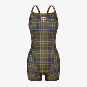 [아레나] 컨트리 체크 2부 반신 싱글 수퍼플라이백 A5FL1LH05YEL-IDG