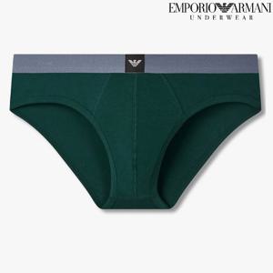 [엠포리오 아르마니 언더웨어]에센셜 로고라벨 코튼삼각브리프 (0815311325)