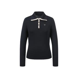 캘러웨이골프긴팔티 LQS CWTY24M601_BK 여성 여름 냉감소매 긴팔티