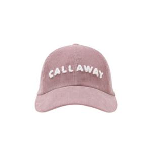 캘러웨이골프모자 LQS CWAC24X601_PI 여성 코듀로이 와이드 볼캡