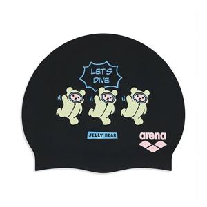 [아레나] 젤리베어 다이브 실리콘수모 A5AC1AC86BLK-IDG