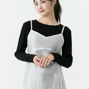 잠뱅이 동백01 레이어드 롱 원피스 AP3WWE554