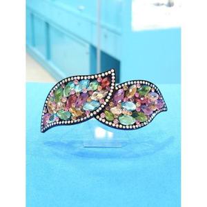 로뎀 세이브존05 프랑스 스와로브스키 나뭇잎 자동핀(멀티)1 RDD24030091