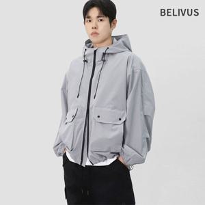 빌리버스 남자 바람막이 후드 투웨이집업 자켓 아우터 BYHT009