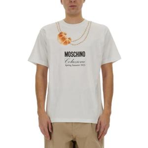 모스키노 반팔 티셔츠 07070241 1001 White