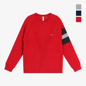 클라우스 남성 골프웨어 방풍안감 라운드 골프니트 FH25WM2501_RD