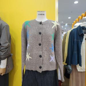 르피타 DP01 별 라운드가디건 L254BKTA04