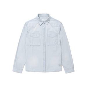 커버낫자켓 JQS CO2401SH71-LB 우먼 포켓 데님 셔츠 Light Blue