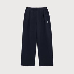 커버낫바지 JQS CO2501PT31-DN 세미와이드 C 로고 스웨트 팬츠 Dark Navy