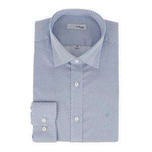 [에스티듀퐁(셔츠)]프린트 긴팔 남방 슬림핏 와이셔츠 (SE5FM21LS251SBU)