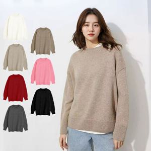 [샵앤][샵앤] 여성 오버사이즈 기본 니트티 WLD-WKN-SIS590