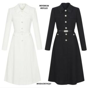 [미니멈]MD 자수 카라넥  A라인 원피스 MD MXDAWO9130_CJ