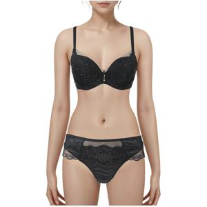 [비비안(언더웨어)]꾸띄르 스팽글 레이스 몰드 A,B,C컵 브라 T라인 팬티 세트 BR977ABP977AT