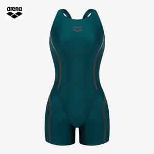 [아레나] 아레나 녹터널 A5FL1CE03 GRN (주머니백 증정)  여성 선수 3부반신 드롭백 실내수영복 A5FL1CE03
