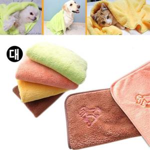 극세사 펫타올 (대형) X2(랜덤) 애견 고양이 목욕수건 펫전용타올 극세사타올 애견타올 고양이타올 목욕용품 강아지타올 고양이타월 애견수건
