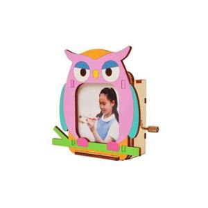 나무조립키트 (YO) 오르골액자 부엉이 (YM862-21)