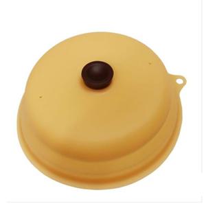 파미레 냄비 뚜껑 실리콘랩 덮개 푸드 커버 노랑 22cm 그릇덮개 후라이팬뚜껑 후라이팬덥개 후라이팬덮개 실리콘냄비뚜껑 실리콘덮개 다용도뚜껑