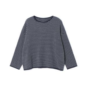 [애드호크]여성 소프트 스트라이프 라운드넥 티셔츠 HBALT51_DJ-