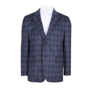 [파파브로]남성 겨울 글렌 체크 마이 콤비자켓 YD-COW-778