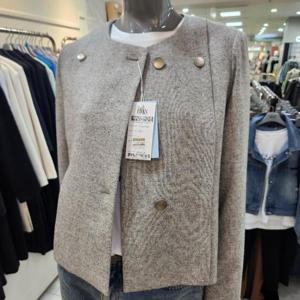 리안뉴욕 DP01 트위드 더블 자켓 RTAWJK050