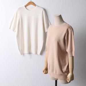 빅사이즈 503 소프트니트반팔티셔츠 DAPI280