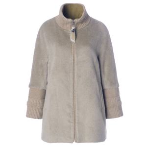 [조순희]니트블럭 레글린 하프 코트(FNWC425)