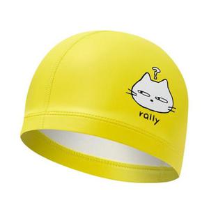 랠리 2025 아동용 우레탄 코팅 수모 수영모 C63085 YEL
