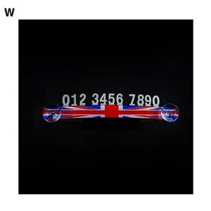 야광 주차번호판 (유니언잭) 대 HJ-033 주차번호판 야광주차번호판 야광숫자주차알림판 야광주차번호 디자인주차번호판