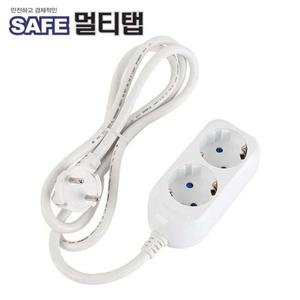 강원전자 넷메이트 NM-SF210 SAFE 멀티탭 2구 접지 1m 강원전자 넷메이트 NM-SF210 SAFE 멀티탭 2구 접지 1m