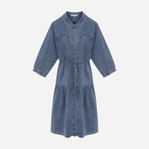 [써스데이아일랜드]풀오픈 셔츠형 데님 원피스 T256MOP131W