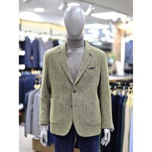 런던포그 세이브존04 카멜 아웃포켓울100% 헤링본자켓 LPWJA797