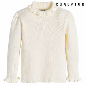 [컬리수]아동 프릴 반목 스웨터 C234SWG04P