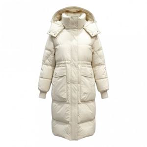 [페이지플린]후드넥 양 포켓 덕다운 롱 패딩 점퍼 F5DPD502