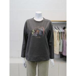 화이트호스 세이브존02 나뭇잎기모티셔츠 A254416