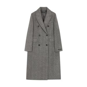 [시슬리]메리 헤링본 테일러드 더블 롱 코트 SACT45561