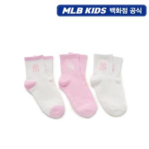 [엠엘비키즈] 베이직 단목 양말 3번들 (7ASOB106N-50PKS) 7ASOB106NPKS