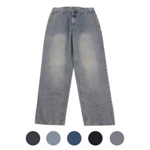 [파파브로]멘즈 사계절 뒷밴딩 세미와이드 데님 SQ-JEA-3003