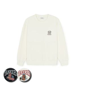 MLB 공용 뉴이어 홀스 그래픽 오버핏 맨투맨 티셔츠 (3AMTQ0161)