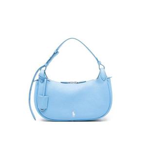 폴로 랄프로렌 로고 펜던트 페블 숄더 백 428P01440