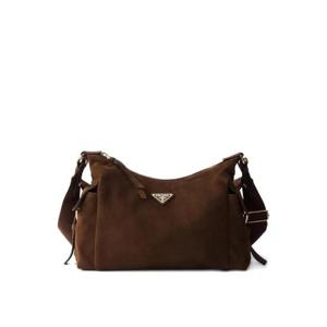 프라다 익스플로러 라지 스웨이드 레더 숄더 백 1BC264VNOO008