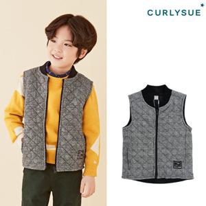 [컬리수]모던체크 누비지조끼 COW0XQVE52