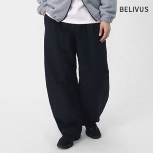 빌리버스 남성 겨울 바지 데일리 경량 커브드 방풍 패딩 나일론 팬츠 BWWP017