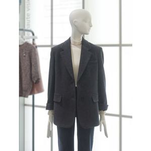 [쥬크] 오버핏 울 투버튼 싱글 자켓(Z254MSF012) Z254MSF012